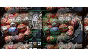 с пасхой тема для контакта