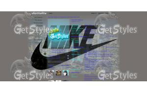 Nike тема для контакта