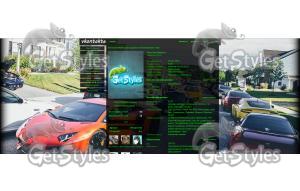 Super car тема для контакта