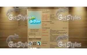 wood surface тема для контакта
