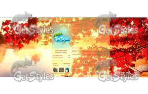 Осенние листья тема для контакта