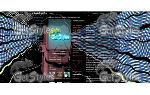 Абстракция WiFi Man тема для контакта