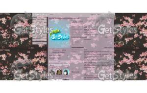 Цветочки тема для контакта