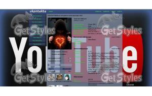 youtube тема для контакта