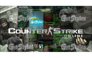 counter strike тема для контакта