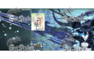 black rock shooter тема для контакта