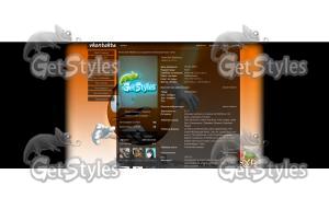 МдМжёлтый и красный тема для контакта