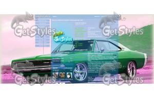 Dodge Charger 1968 тема для контакта