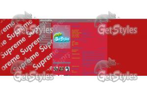 SUPREME тема для контакта
