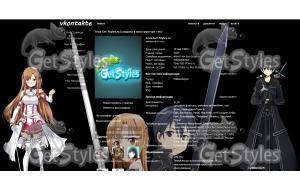 Sword Art Online тема для контакта
