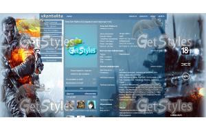BATTLEFIELD 4 тема для контакта