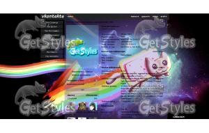 Nyan Cat тема для контакта
