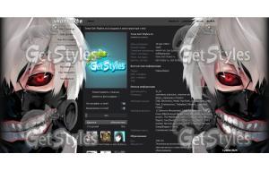 Tokyo Ghoul тема для контакта