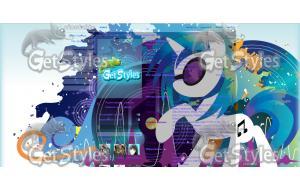 Vinyl Scratch MLP pony тема для контакта