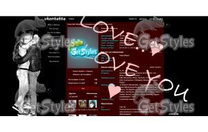 love♥ тема для контакта