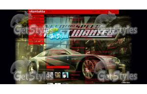 need for speed most wante тема для контакта