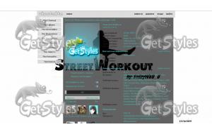 sport тема для контакта