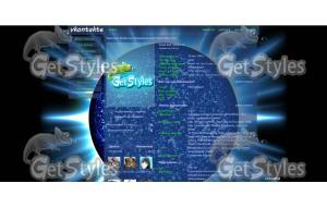 blue nova тема для контакта