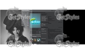 black and white тема для контакта