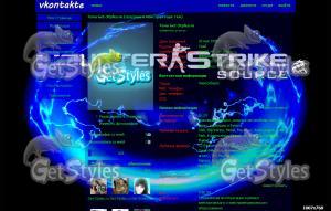 Counterstrike sourse тема для контакта