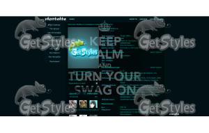 Keep calm  and turn your тема для контакта