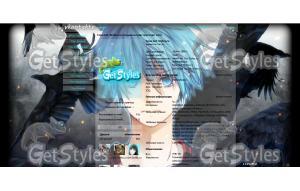 anime art тема для контакта