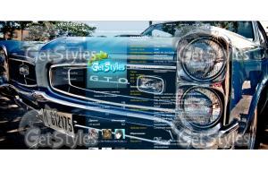 Mescle Car Pontiac тема для контакта