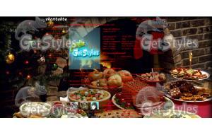 Новогодний Стол тема для контакта