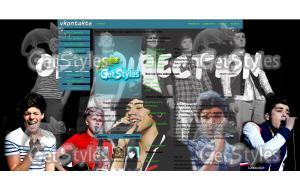 One Direction тема для контакта
