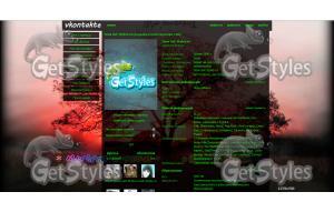 Sunset тема для контакта