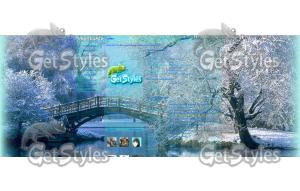 зимняя тема тема для контакта