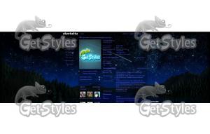 Lake and stars тема для контакта