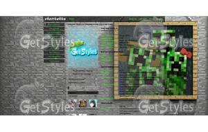 Minecraftкриперы тема для контакта
