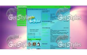 greenblue тема для контакта