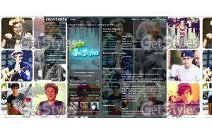 One Direction тема для контакта