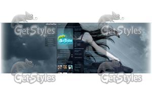 готика тема для контакта