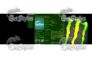 monster energy тема для контакта