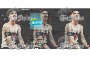  Andy Biersack тема для контакта