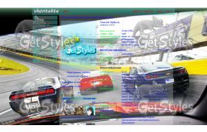 muscle cars тема для контакта