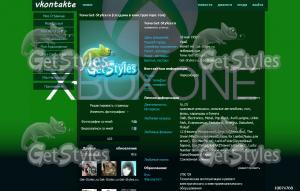 XBox One тема для контакта