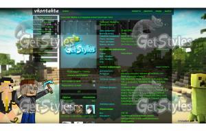 MinecraftIK тема для контакта