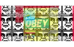 Obey тема для контакта