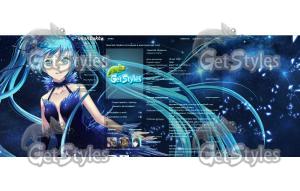 Hatsune_Miku тема для контакта