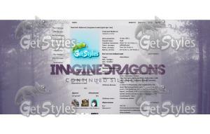 Imagine Dragons тема для контакта