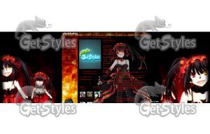 Kurumi Tokisaki тема для контакта