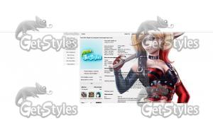  Harley Quinn тема для контакта