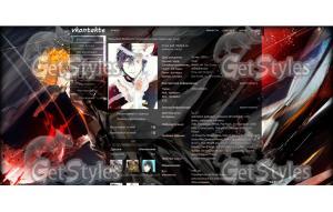Anime тема для контакта