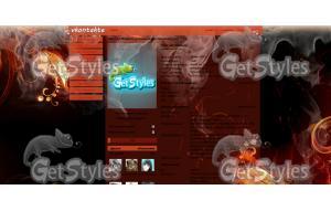 Огонь тема для контакта