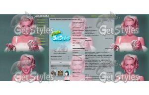 мерлин монро тема для контакта