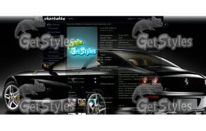 Porshe тема для контакта